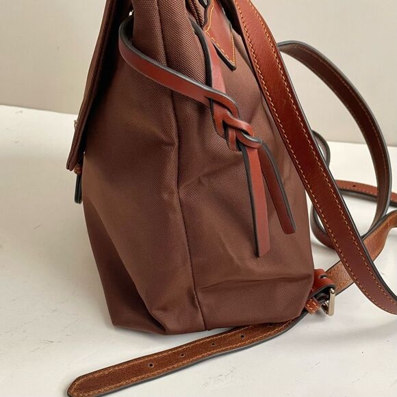 Dooney & Bourke Nylon Flap Backpack
Chocolate Brown Braided Leather - Picture 7 of 16